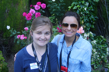 Seeking out the global perspective, TILF Scholar Jordan Ivie (left) traveled to Seville, Spain, with Dallas Baptist University in the summer of 2013.