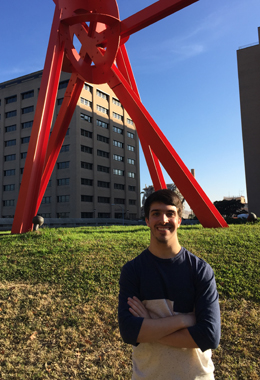 Jeremy Binagia's research has focused on how bacterial cells build tolerance to antibiotics.