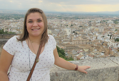Kathryn English got a chance to visit the Alhambra during her time studying abroad in Granada.