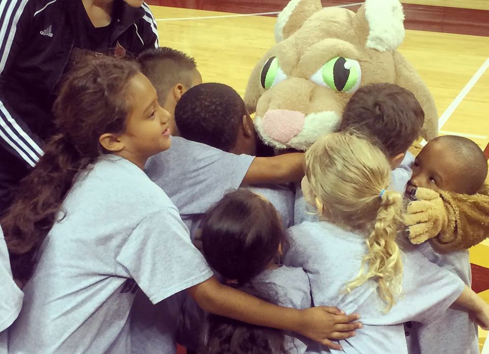 Lorri Ann loved interacting with children at Boko the Bobcat.